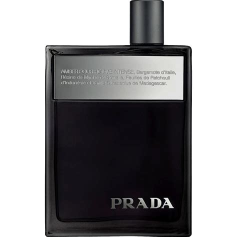 pour homme prada|amber pour homme intense.